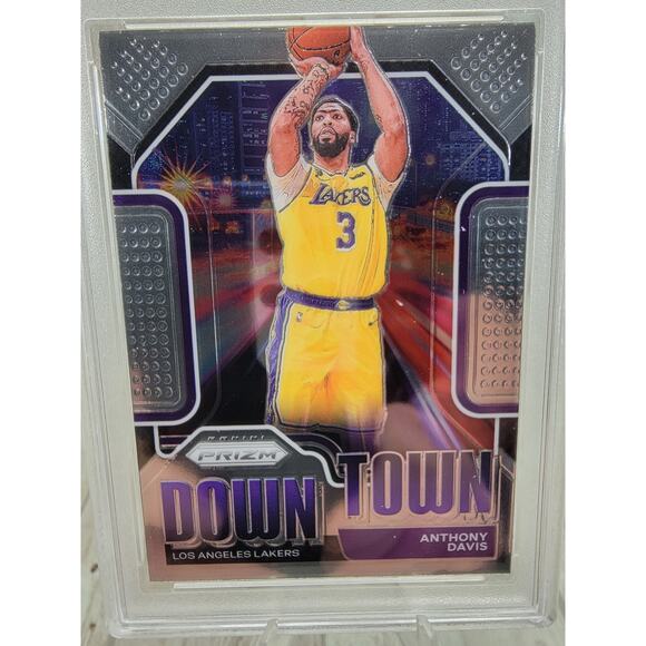 2020-21 Panini Anthony Davis Downtown Silver Prizm Insert #15 LA Lakers CCG 9.5 - Picture 5 of 5